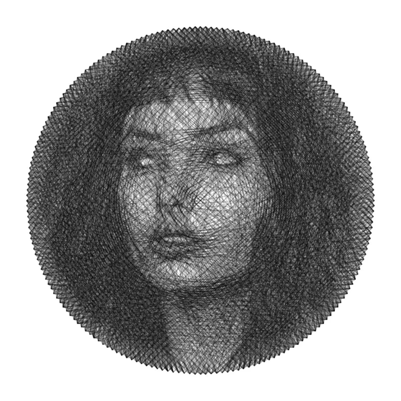 Kişiye Özel String Art Tablo Kiti - 50x50 cm Kare