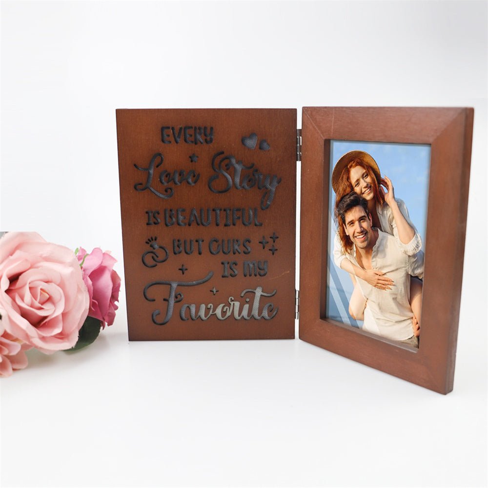Personalized Photo Frame with Lights - Special Gift for Father, Mother and Lover