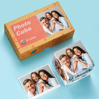 Personalized Photo Cube – Multi-Photo Frame, a Family Gift, "Together We Are Family" Magic Cube - OnlineBazaar