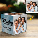Personalized Photo Cube – Multi-Photo Frame, a Family Gift, "Together We Are Family" Magic Cube - OnlineBazaar