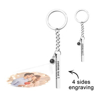 Kişiselleştirilmiş Fotoğraf Projeksiyonlu Anahtarlık - Ona Özel Hediye - OnlineBazaar