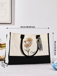 Personalized Canvas Tote Bag with Name - OnlineBazaar
