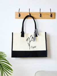 Personalized Canvas Tote Bag with Name - OnlineBazaar
