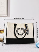 Personalized Canvas Tote Bag with Name - OnlineBazaar
