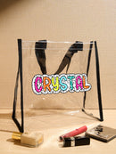 Personalized Clear Tote Bag with Name - OnlineBazaar