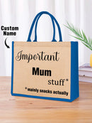 Personalized Engraved Jute Bag – The Perfect Gift for Moms - OnlineBazaar