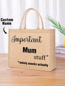 Personalized Engraved Jute Bag – The Perfect Gift for Moms - OnlineBazaar