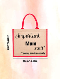 Personalized Engraved Jute Bag – The Perfect Gift for Moms - OnlineBazaar