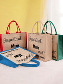 Personalized Engraved Jute Bag – The Perfect Gift for Moms - OnlineBazaar