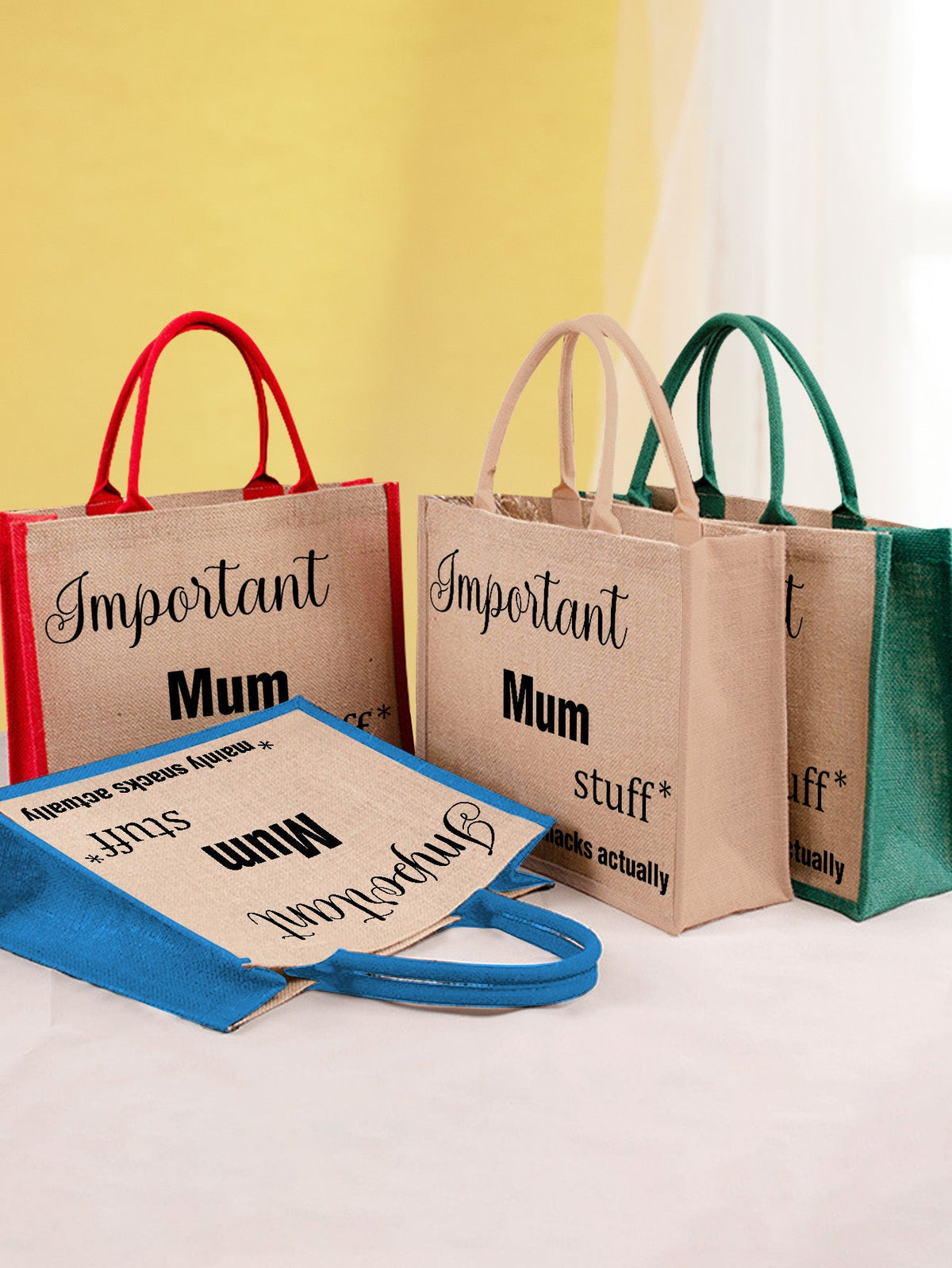 Personalized Engraved Jute Bag – The Perfect Gift for Moms - OnlineBazaar