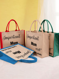 Personalized Engraved Jute Bag – The Perfect Gift for Moms - OnlineBazaar