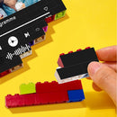 Personalized Music Code Building Block Frame – Custom Photo & Song Code Gift - OnlineBazaar