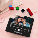 Personalized Music Code Building Block Frame – Custom Photo & Song Code Gift - OnlineBazaar