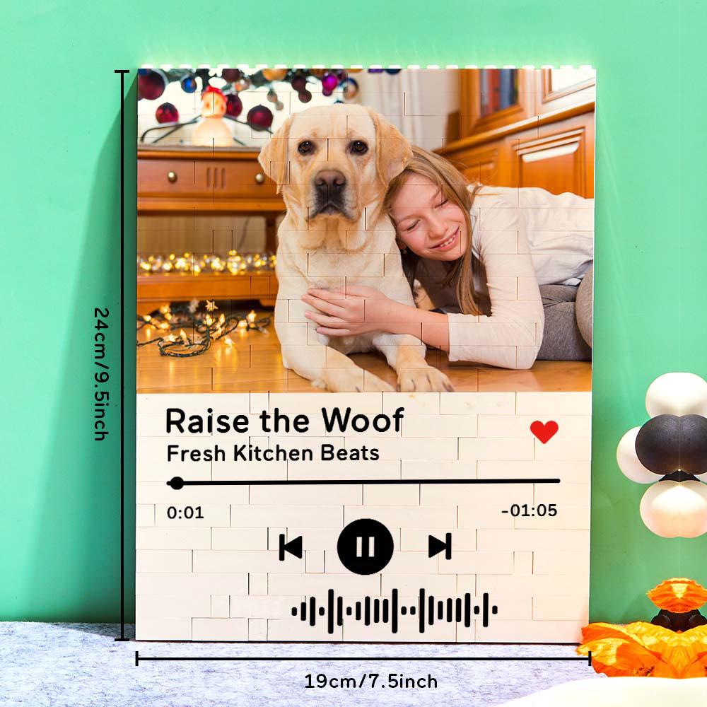 Personalized Music Code Building Block Photo – Lego-Style Custom Keepsake - OnlineBazaar