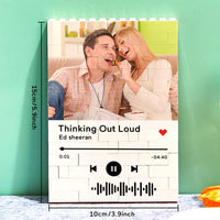 Personalized Music Code Building Block Photo – Lego-Style Custom Keepsake - OnlineBazaar