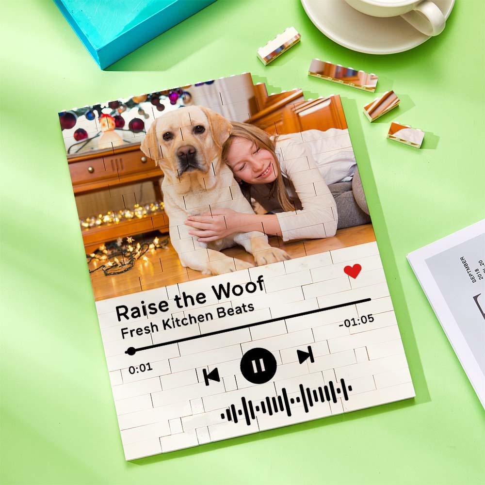 Personalized Music Code Building Block Photo – Lego-Style Custom Keepsake - OnlineBazaar