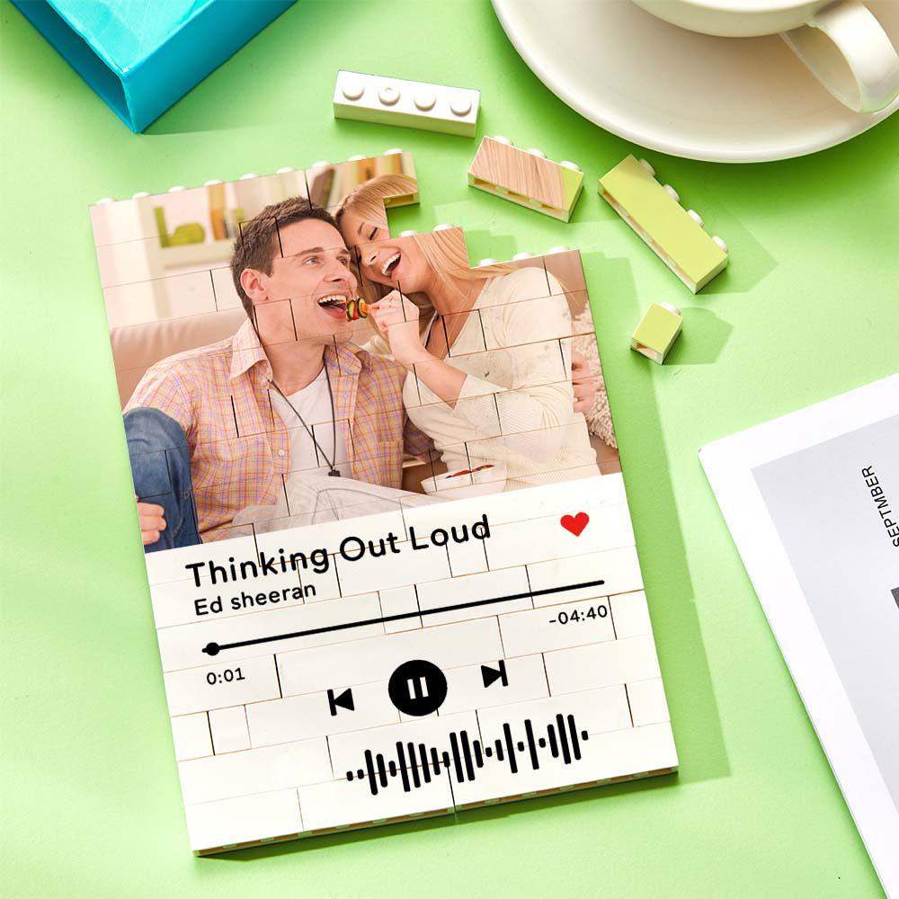 Personalized Music Code Building Block Photo – Lego-Style Custom Keepsake - OnlineBazaar