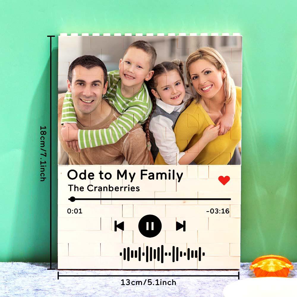Personalized Music Code Building Block Photo – Lego-Style Custom Keepsake - OnlineBazaar