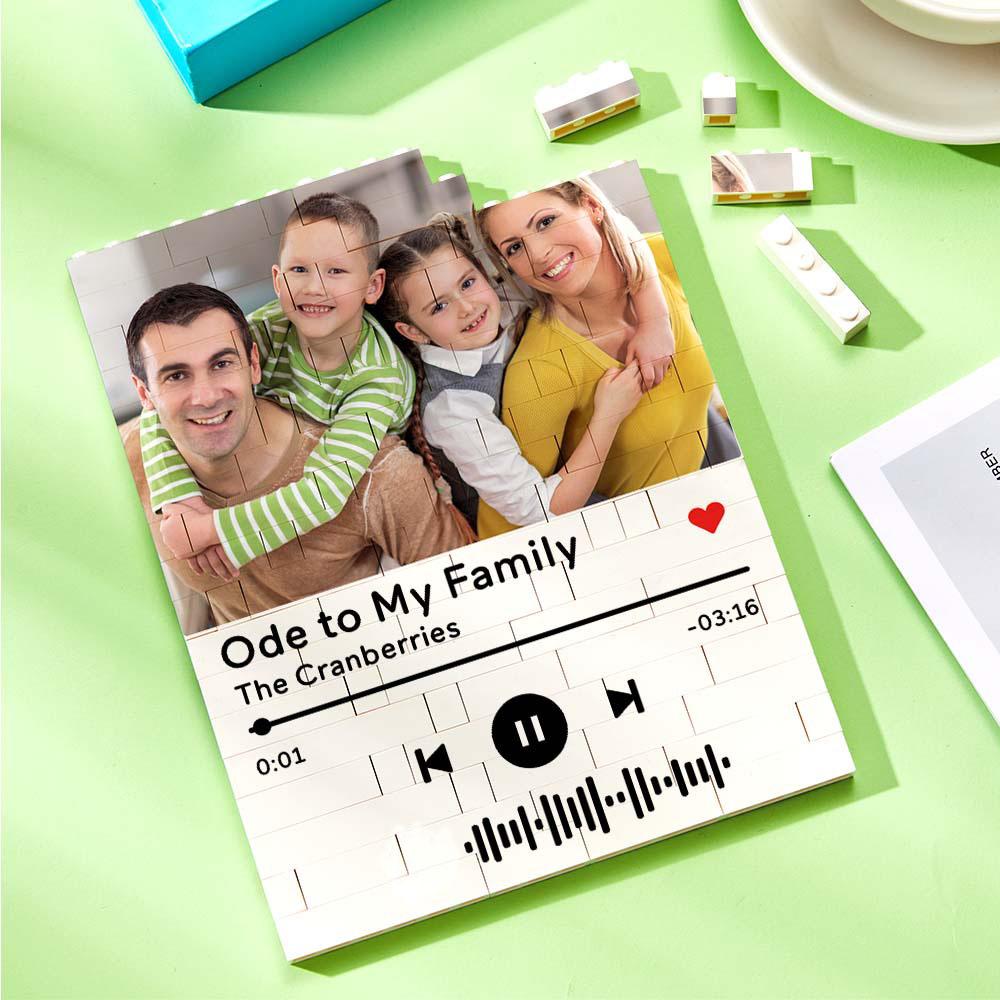 Personalized Music Code Building Block Photo – Lego-Style Custom Keepsake - OnlineBazaar