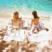 Kişiselleştirilmiş Sevimli Deniz Kızı Plaj Havlusu - İsimli - Plaj Tatili Aksesuarı - Kız Çocuklarına Özel Hediye - OnlineBazaar