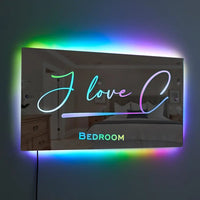 Kişiye Özel LED Işıklı İsim Aynası – Işıltılı ve Şık Duvar Dekoru - OnlineBazaar