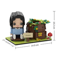 Custom Brick Figure Pen Holder – Log-Themed Desktop Organizer - OnlineBazaar