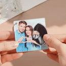 Personalized Music Keychain - Vinyl Photo Record - Touch and Play with NFC